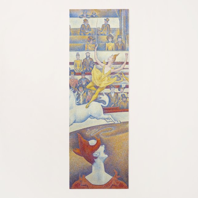 Georges Seurat - Der Zirkus Yogamatte (Rückseite)