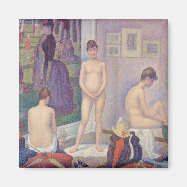 Georges Seurat - Die Modelle Magnet (Vorne)