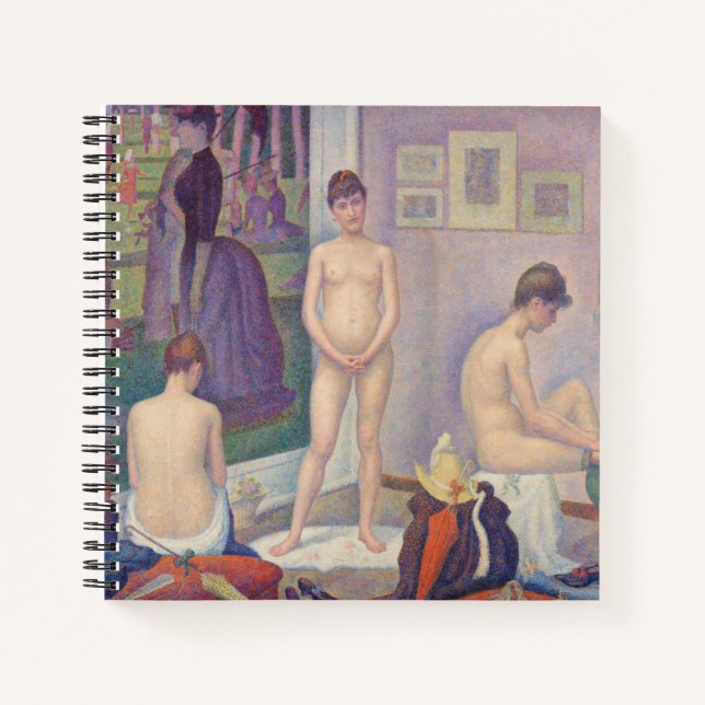 Georges Seurat - Die Modelle Notizbuch (Vorderseite)