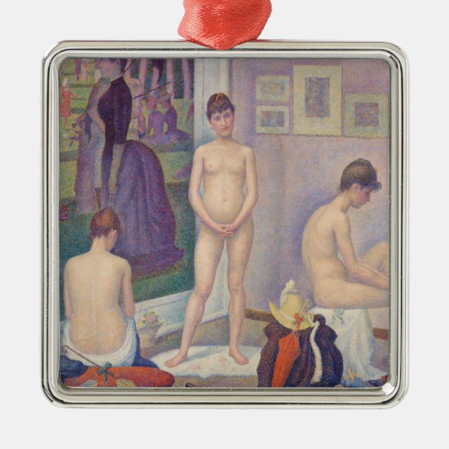 Georges Seurat - Die Modelle Ornament Aus Metall (Vorne)