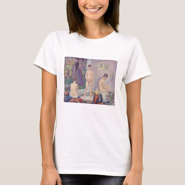 Georges Seurat - Die Modelle T-Shirt (Vorderseite)