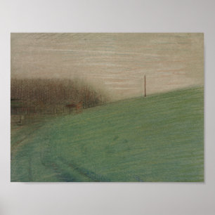 Georges Seurat - Die Wiese Poster