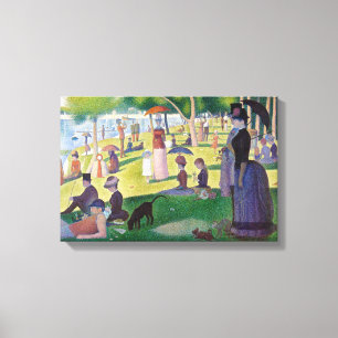 Georges Seurat - Ein Sonntag auf La Grande Jatte Leinwanddruck
