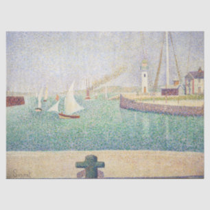 Georges Seurat - Eingang des Hafens von Honfleur  Seidenpapier