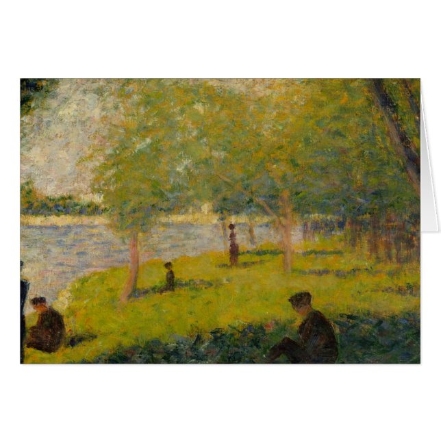 Georges Seurat - Etudier pour un dimanche sur La G (Devant horizontal)