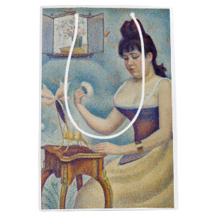 Georges Seurat - Junge Frau beim Pudern Mittlere Geschenktüte
