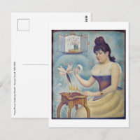 Georges Seurat - Junge Frau Powdering sich selbst