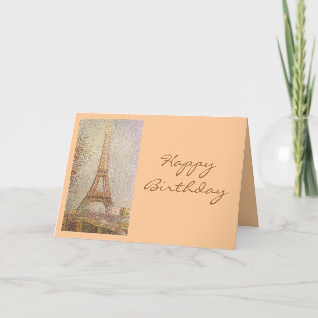 Georges Seurat Karte (Vorderseite)