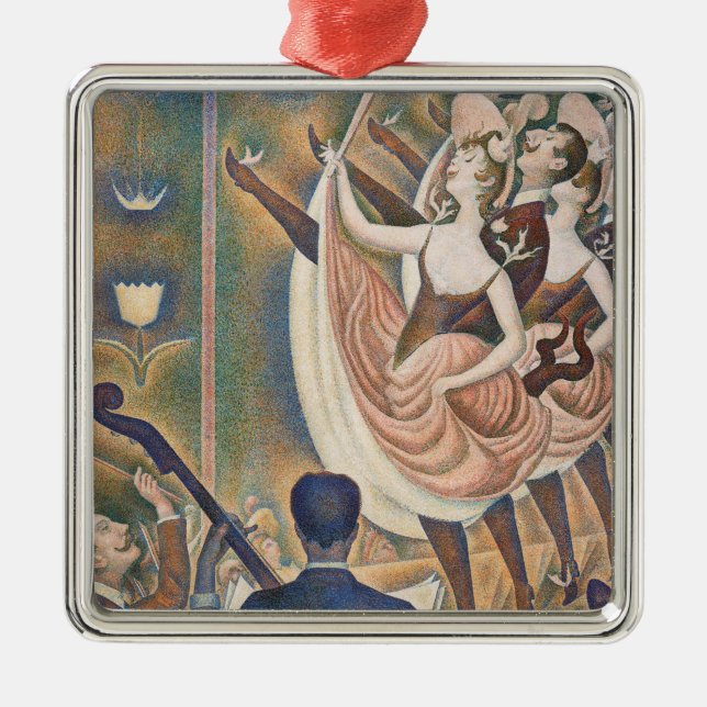 Georges Seurat - Le Chahut Ornament Aus Metall (Vorne)