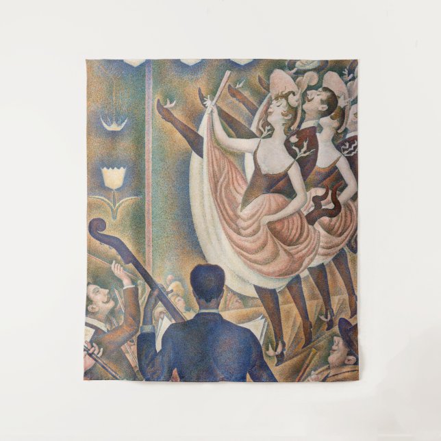 Georges Seurat - Le Chahut Wandteppich (Vorderseite)