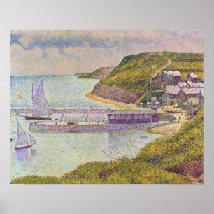Georges Seurat - Port-en-Bessin bei Hochtide Poster