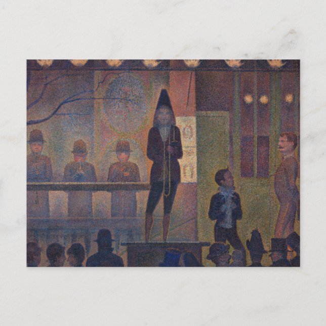 Georges Seurat - Slideshow Circus Postkarte (Vorderseite)