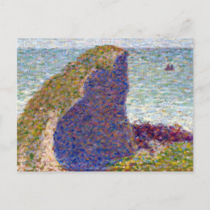Georges Seurat Studie für Le Bec du Hoc, Grandcamp Postkarte
