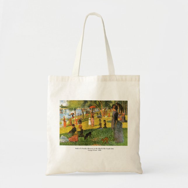 Georges Seurat Tragetasche (Vorne)