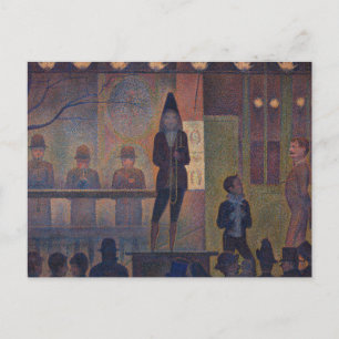 Georges Seurat - Zirkusparade Postkarte