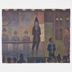 Georges Seurat - Zirkusplakat Fleecedecke