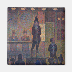 Georges Seurat - Zirkusplakat Magnet
