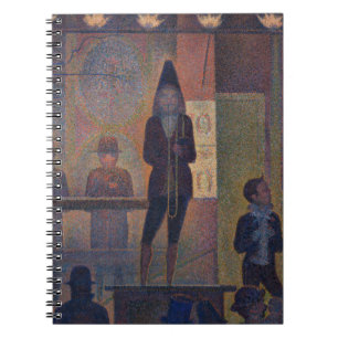 Georges Seurat - Zirkusplakat Notizblock