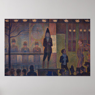 Georges Seurat - Zirkusplakat Poster
