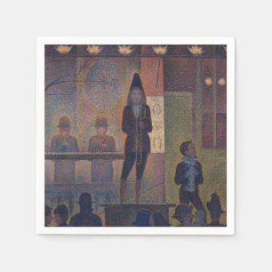 Georges Seurat - Zirkusplakat Serviette