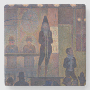 Georges Seurat - Zirkusplakat Steinuntersetzer