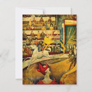 Georges Seurats Der Zirkus (1891) Einladung