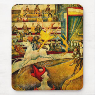 Georges Seurat's The Circus (1891) Mousepad