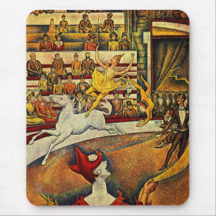 Georges Seurat's The Circus (1891) Mousepad