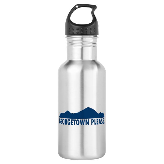 Georgetown Colorado Bitte Edelstahlflasche (Vorderseite)