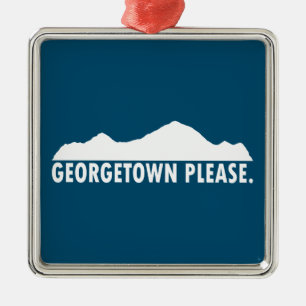 Georgetown Colorado Bitte Ornament Aus Metall