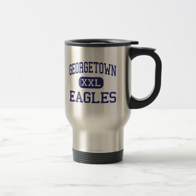 Georgetown - Eagles - hoch - Georgetown Texas Reisebecher (Rechts)