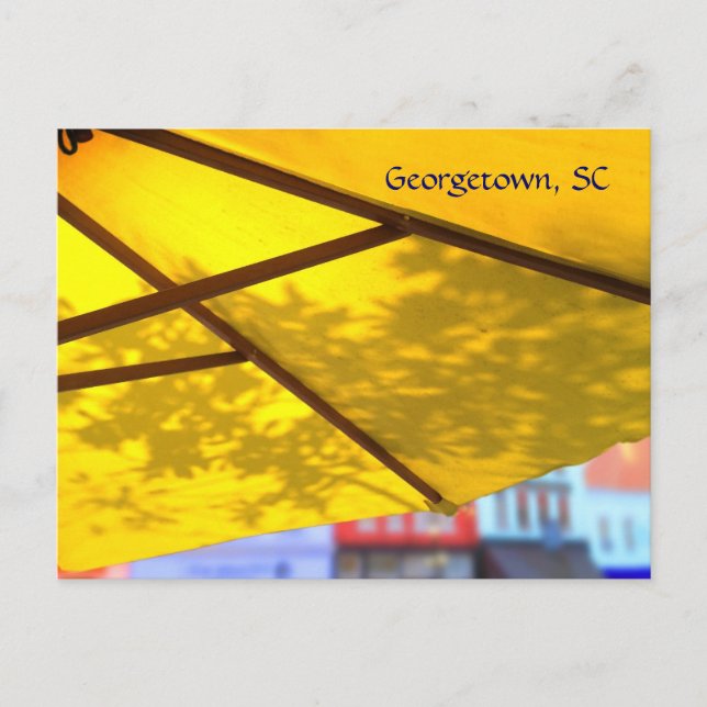 Georgetown Front Street Café Post Card Postkarte (Vorderseite)