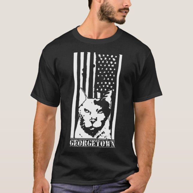 Georgetown-Katze T-Shirt (Vorderseite)