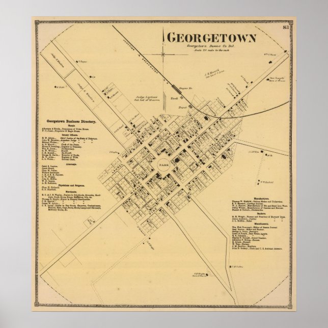 Georgetown Poster (Vorne)