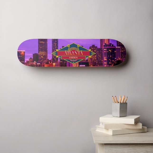 Georgia - Atlanta Edition Skateboard (Wandkunst (Horz))