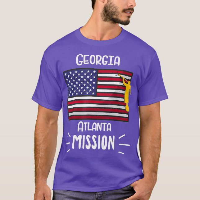 Georgia Atlanta Mormon LDS Mission T-Shirt (Vorderseite)