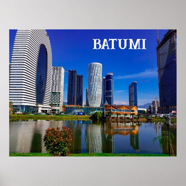 Georgia Batumi Architecture Landscape Poster (Vorne)