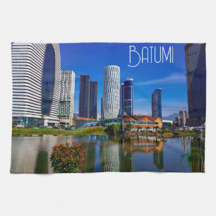 Georgia Batumi Architektur Landschaft Geschirrtuch