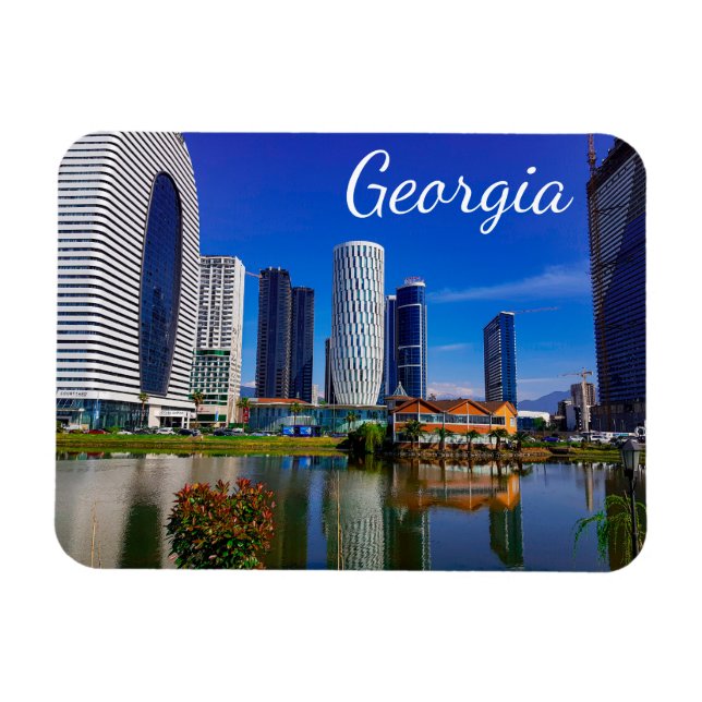 Georgia Batumi Architektur Landschaft Magnet (Horizontal)