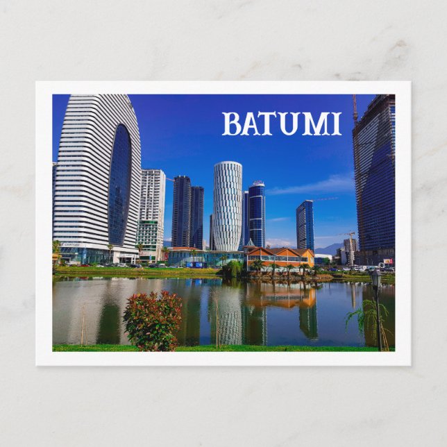 Georgia Batumi Architektur Landschaft Postkarte (Vorderseite)
