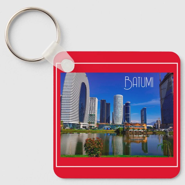 Georgia Batumi Architektur Landschaft Schlüsselanhänger (Vorderseite)