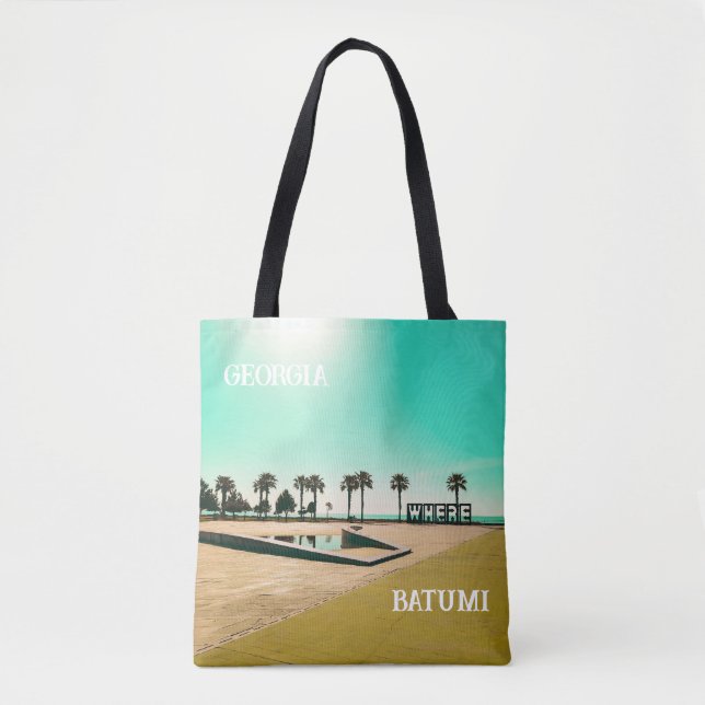 Georgia Batumi Architektur Landschaft Tasche (Vorderseite)
