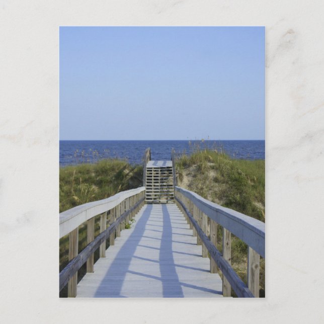 Georgia Boardwalk Postkarte (Vorderseite)
