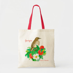 Georgia Brown Thrasher Cherokee Rose Tragetasche