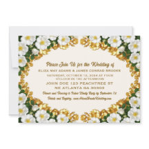Georgia Cherokee Rose Foto Hochzeitseinladung