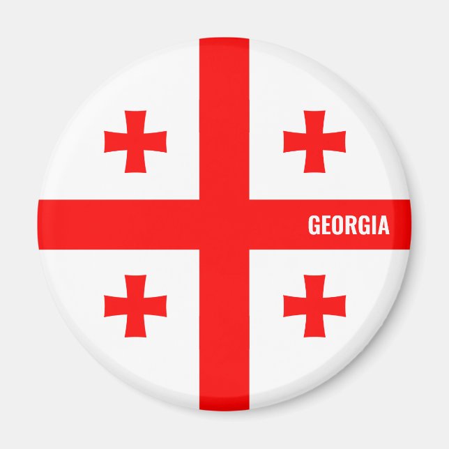 Georgia Flag Charming Patriotic Magnet (Vorne)