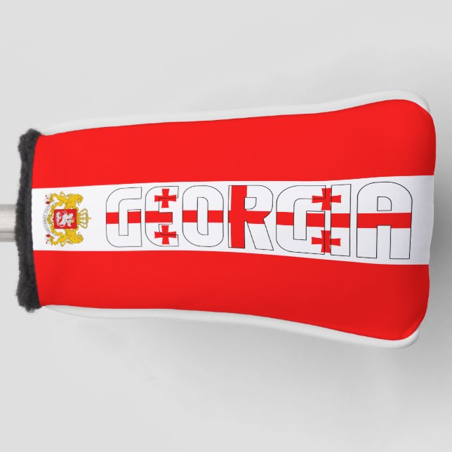 Georgia Flag Gorgetic Patriotic Golf Headcover (Vorderseite)