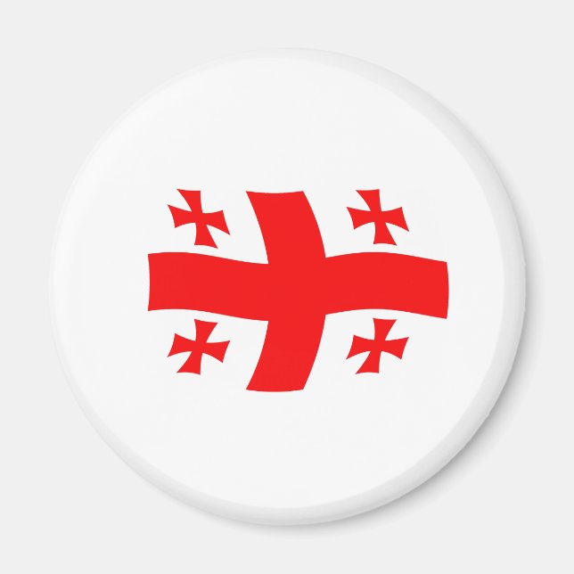 Georgia Flag Magnet (Vorne)