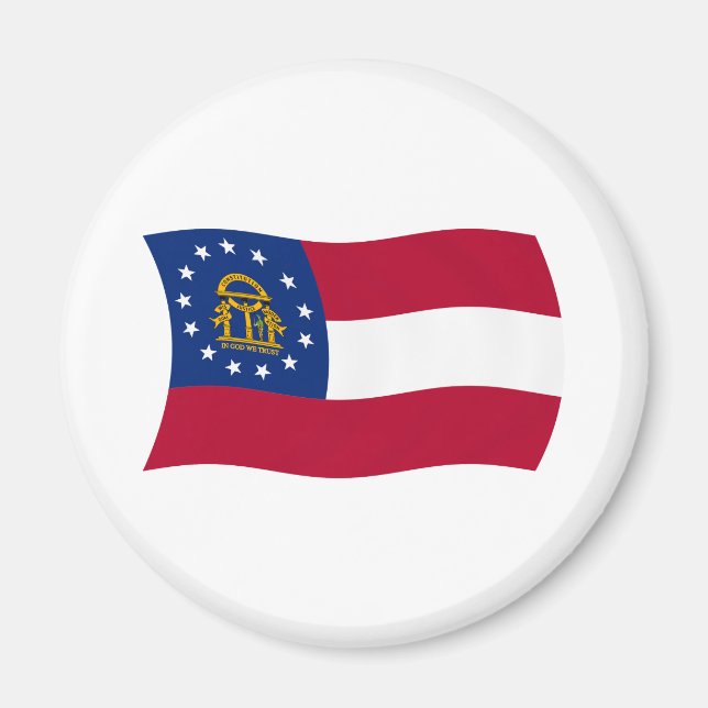 Georgia Flag Magnet (Vorne)