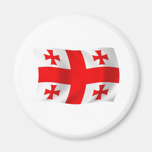 Georgia Flag Magnet (Vorne)
